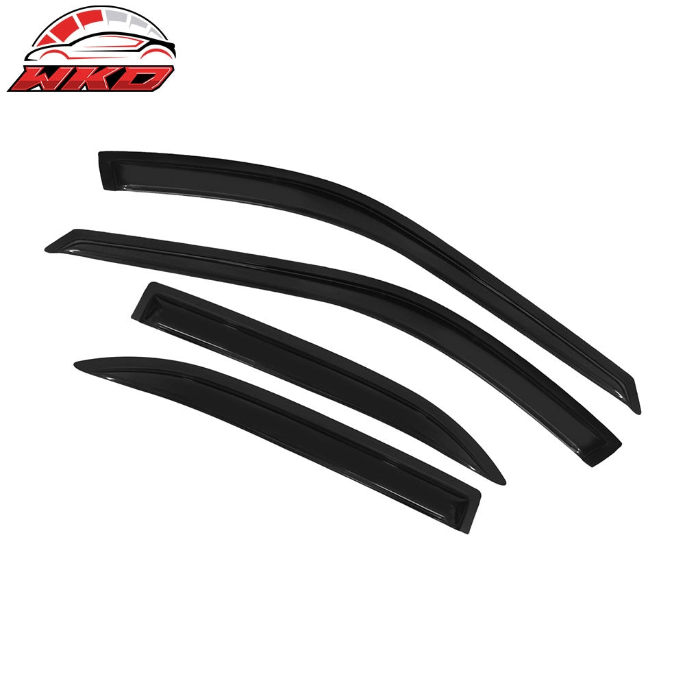 Wholesale 1994-1997 Honda Accord Window Visors Slim Style Smoke Tinted Acrylic 每 Bulk Orders & Dealer Pricing Available