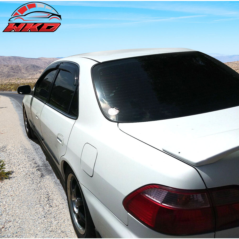 Fits 98-02 Honda Accord 4DR Window Visors Acrylic Sun Rain Guard 4PC Vent Shield