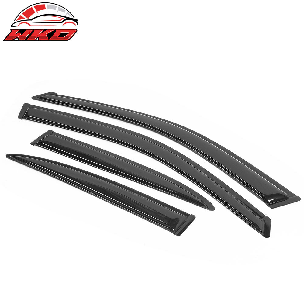 Fits 01-05 Honda Civic Sedan Window Visor Rain Guard Sun Shade Vent Acrylic 4Pcs