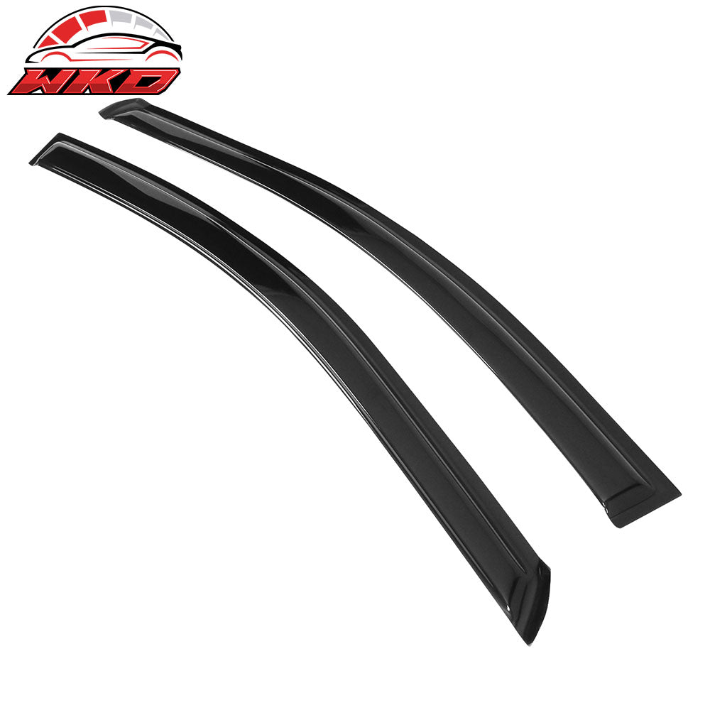Fits 06-11 Honda Civic Coupe 2PCS Windows Visor Sun Guard Rain Deflector Tape-On
