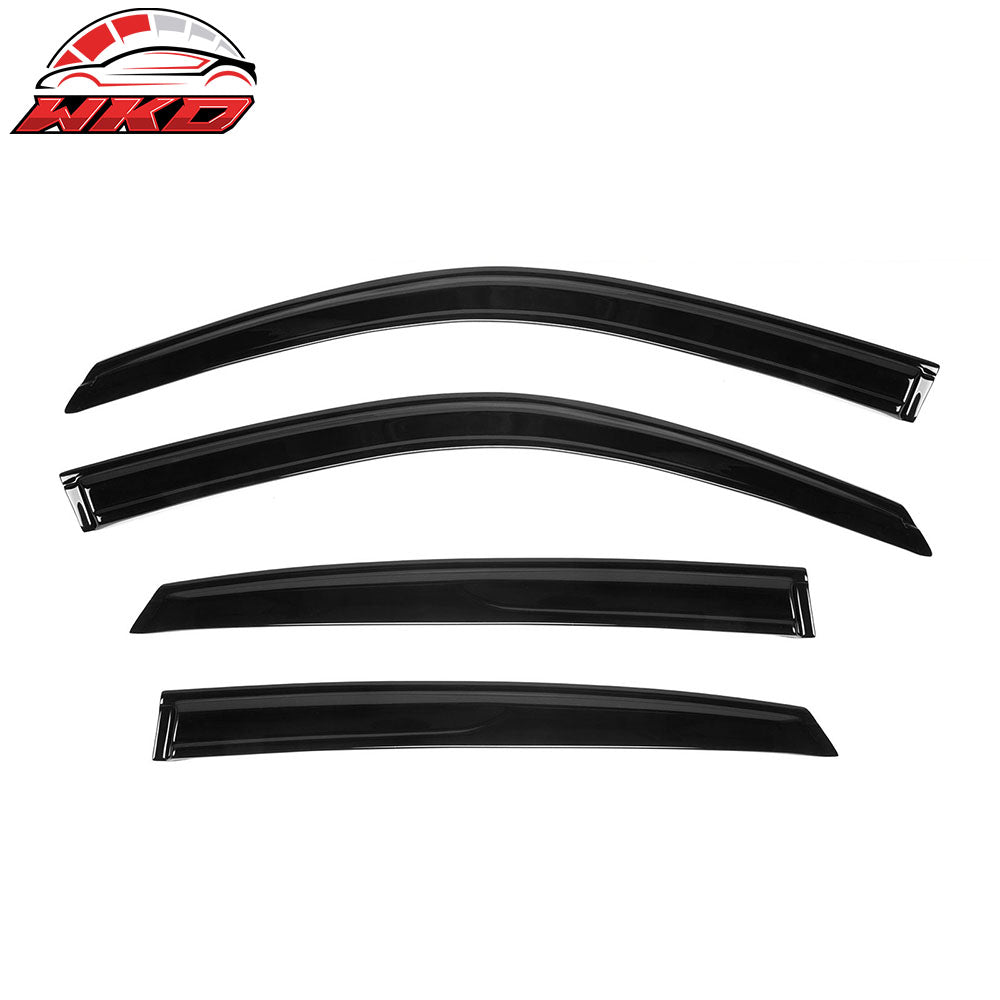 Fits 22-26 Honda Civic Sedan Acrylic Tape-on 4PCS Window Visors Vent Rain Guard