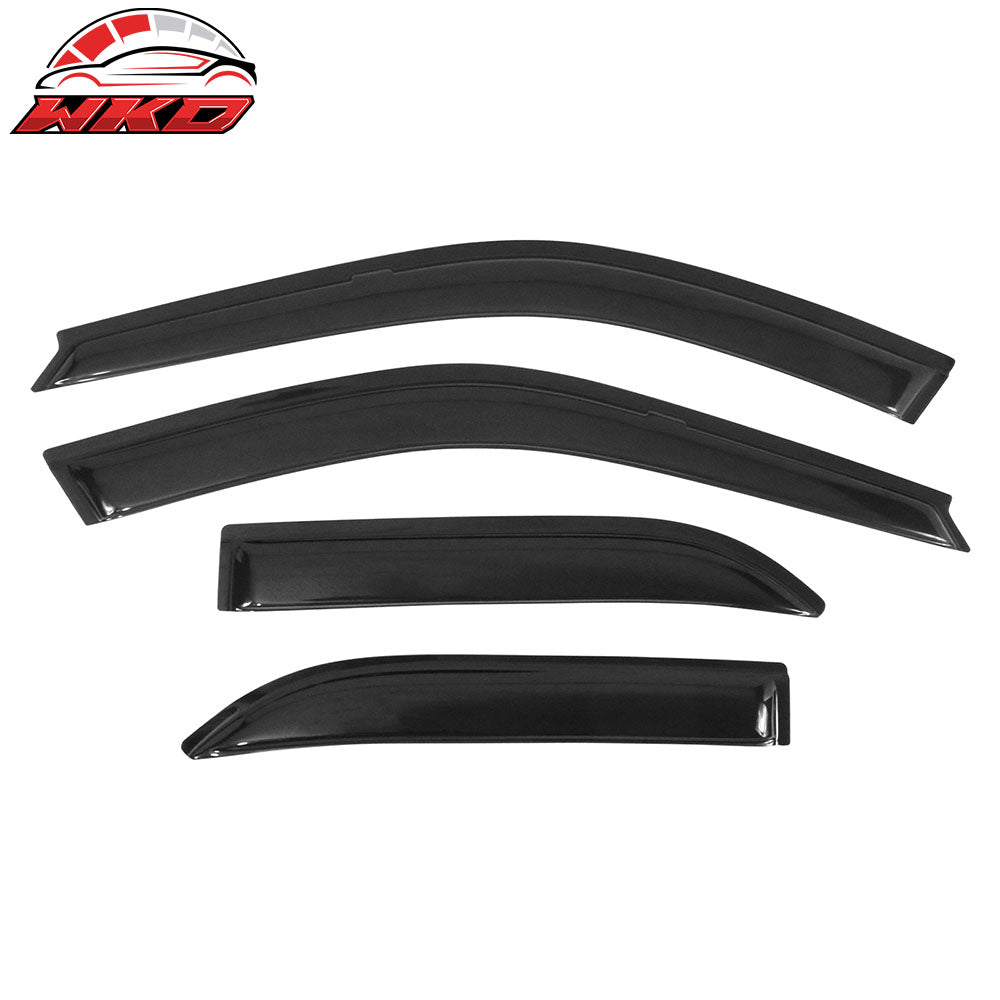 Wholesale 1992-1995 Honda Civic Sedan Tape On Smoke Tinted Window Visors Acrylic - Bulk Orders & Dealer Pricing Available