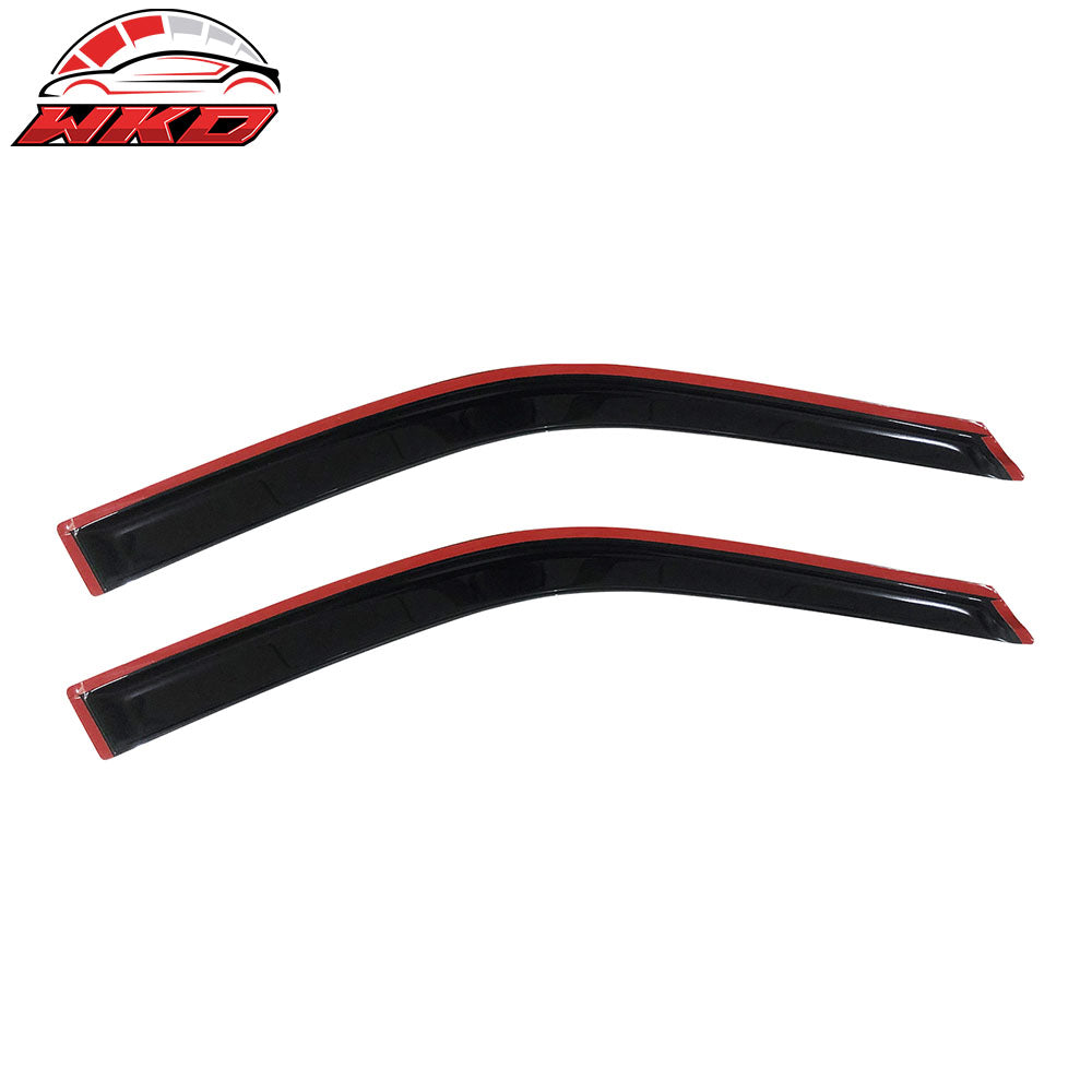 Fits 99-04 Honda Odyssey 2PCS Tape-On Window Visors Rain Vent Guard Deflector