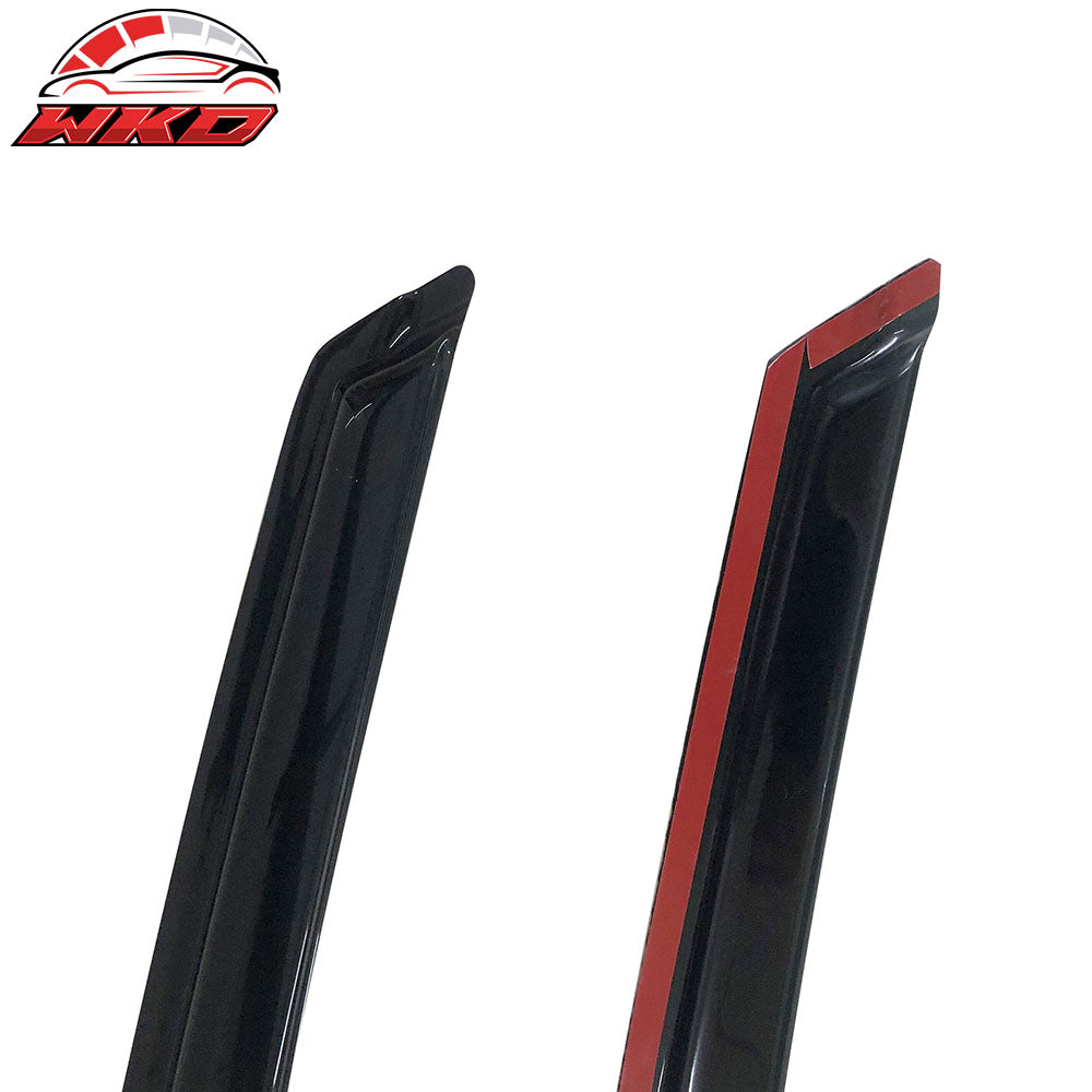 Fits 99-04 Honda Odyssey 2PCS Tape-On Window Visors Rain Vent Guard Deflector