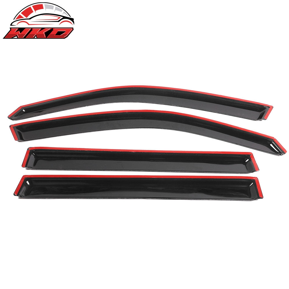 Fits 03-08 Honda Pilot Window Visors Acrylic Windshield Sun Shade Smoke 4PCS