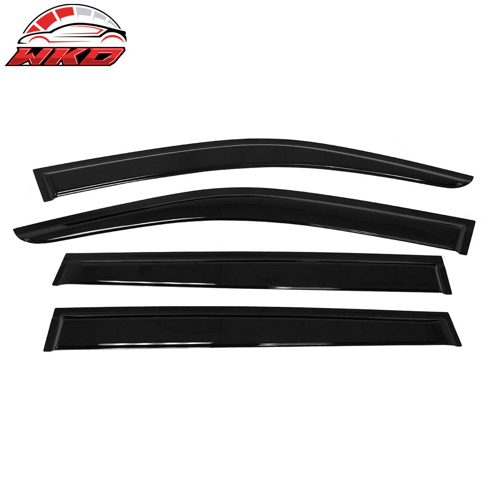 Wholesale 2016-2022 Honda Pilot 4DR Slim Style Black Window Visors Acrylic 4PCS - Bulk Orders & Dealer Pricing Available