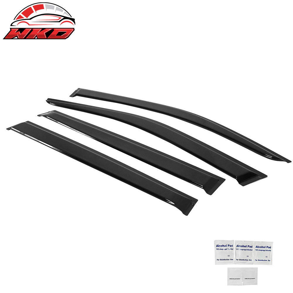 Fits 16-22 Honda Pilot Acrylic Slim Window Visors Rain Guard Vent Sun Shade 4PCS