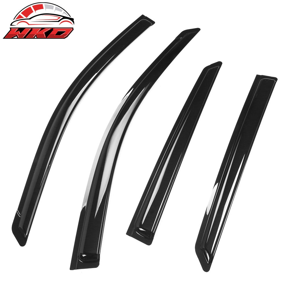 Fits 22-25 Hyundai Ioniq 5 N Acrylic Slim Window Visors Sun Rain Guards 4PCS Set
