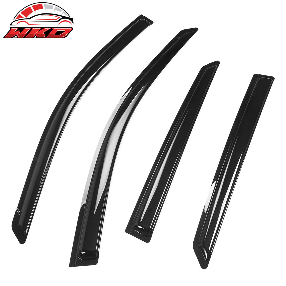 Fits 22-25 Hyundai Ioniq 5 N Acrylic Slim Window Visors Sun Rain Guards 4PCS Set