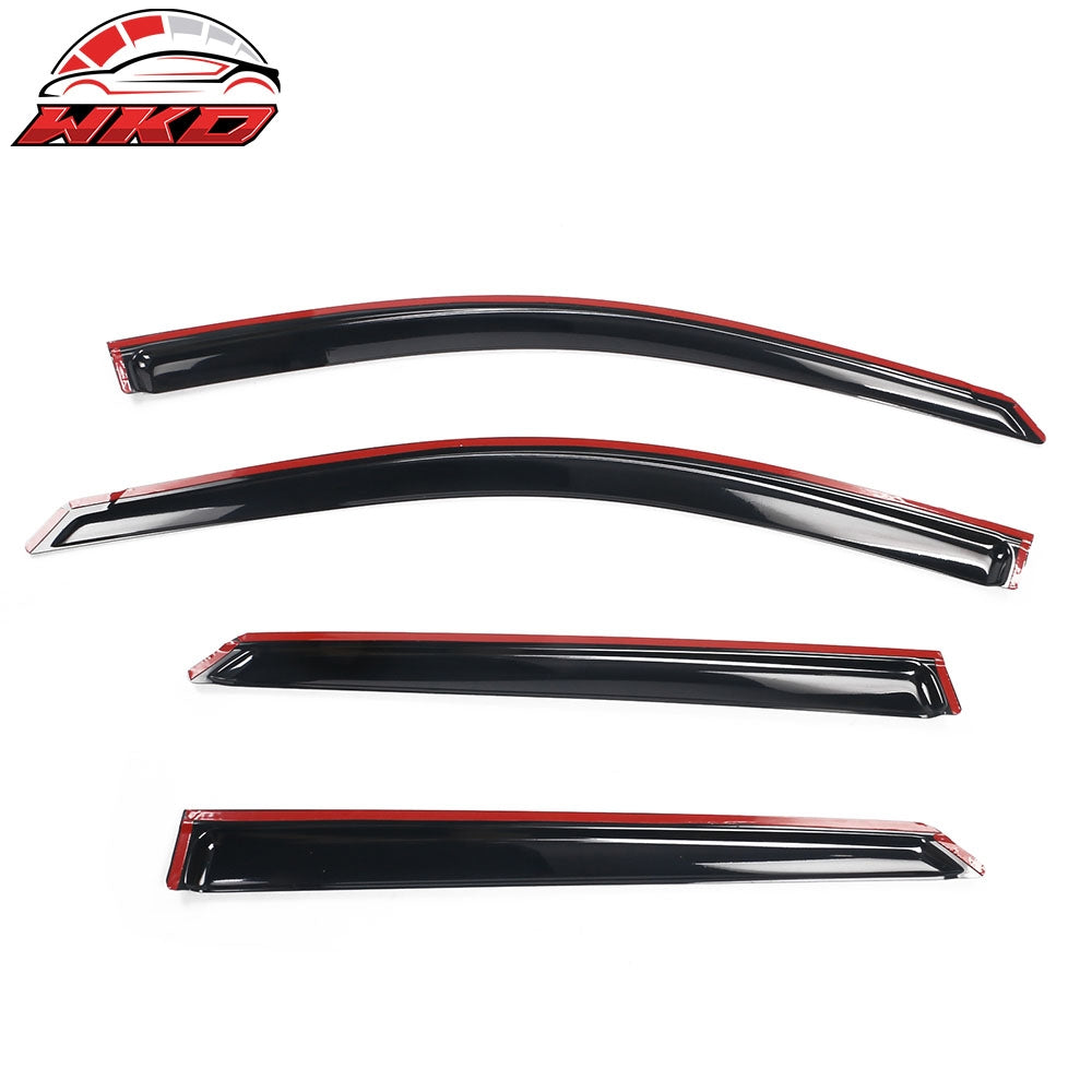 Fits 22-25 Hyundai Ioniq 5 N Acrylic Slim Window Visors Sun Rain Guards 4PCS Set