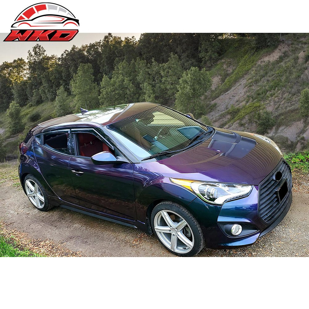 Fits 11-18 Hyundai Veloster Window Visors Acrylic Sun Guard Rain Deflector 4PC