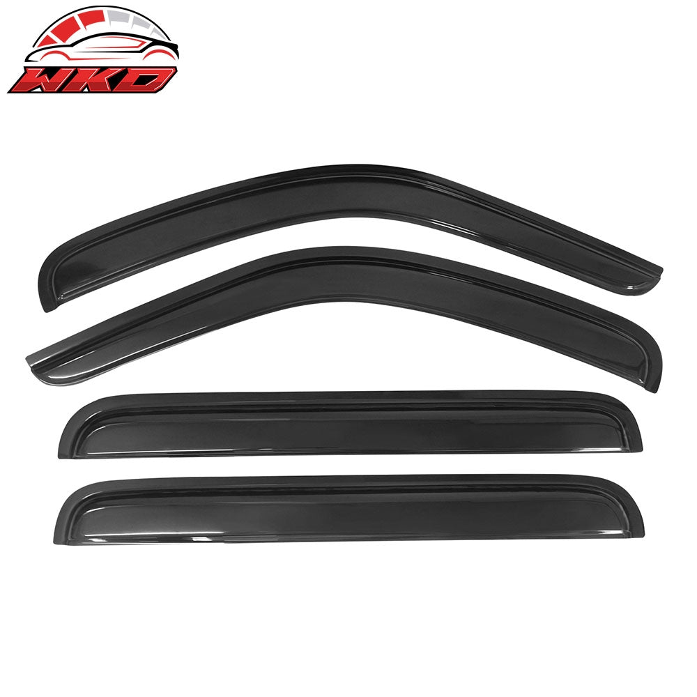 Wholesale 2008-2014 Jeep Liberty Slim Style Smoke Visor Windows Guard Acrylic 每 Bulk Orders & Dealer Pricing Available