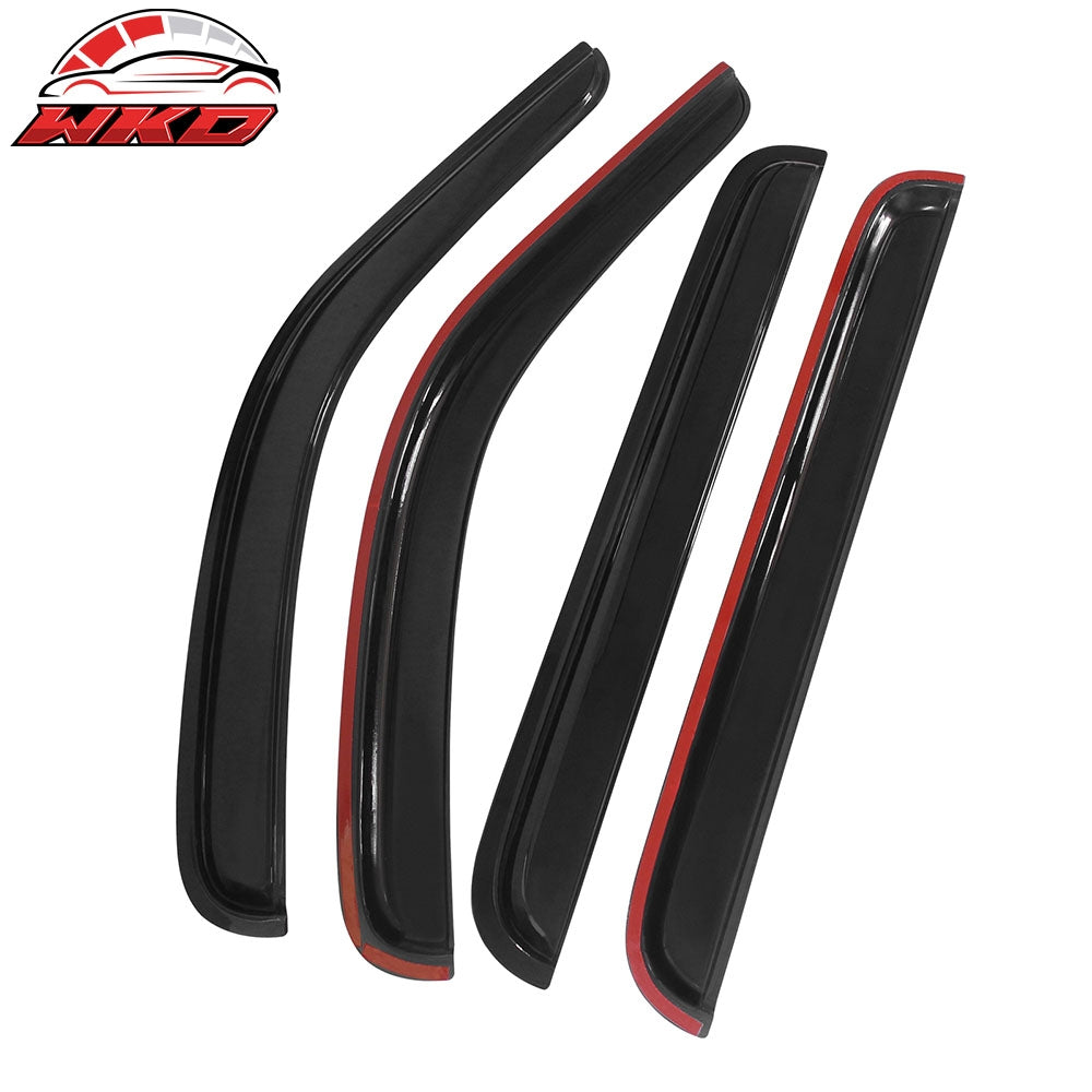 Fits 08-14 Jeep Liberty Window Visors Acrylic Sun Rain Deflector Guard 4Pc Set