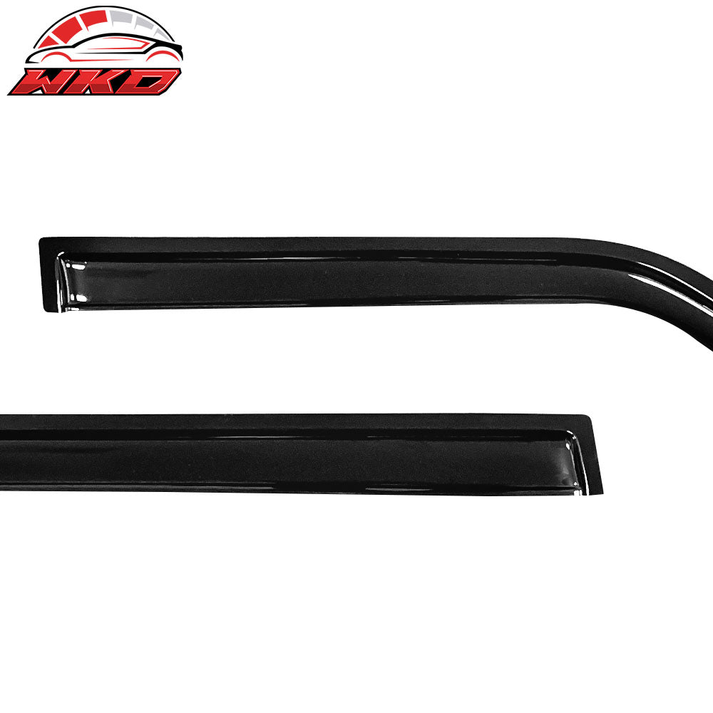 Fits 07-18 Jeep Patriot Window Visors Acrylic Sun Guard Rain Deflector 4Pc Set