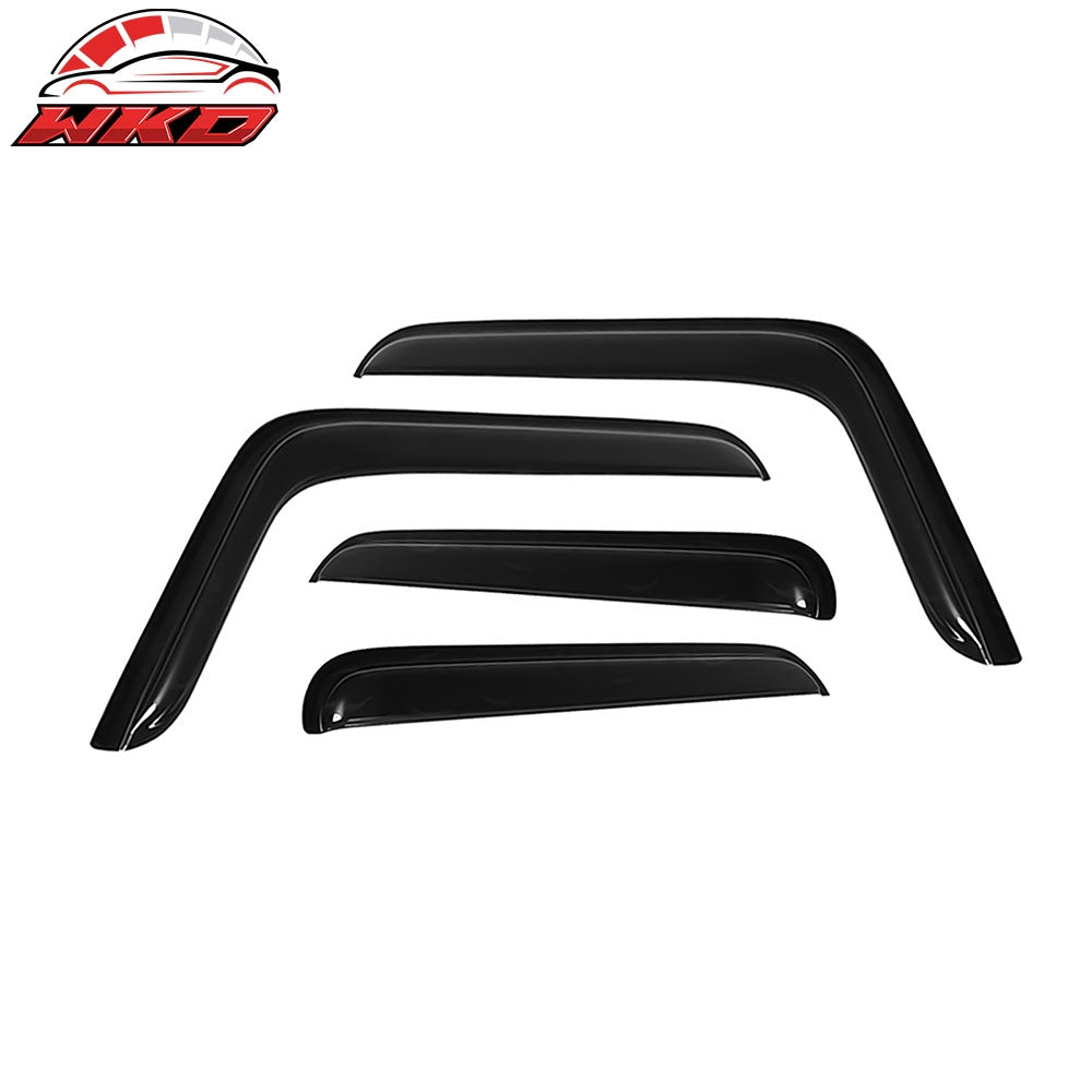 Wholesale 07-2026 Jeep Wrangler 20-2026 Gladiator Window Visor Sun Rain Guards Vent Shade