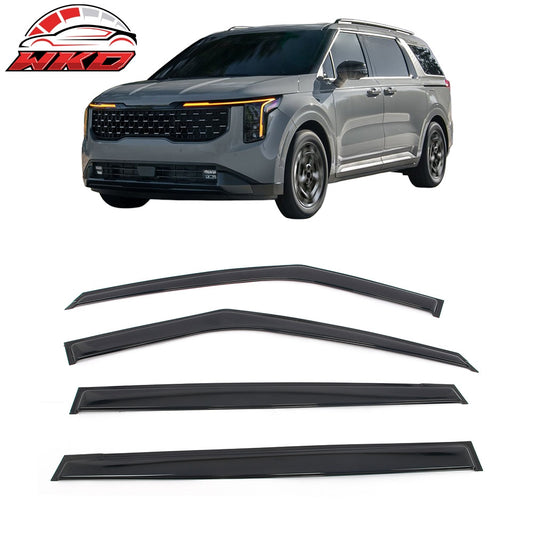 Wholesale 22-26 Kia Carnival Window Visors Vent Rain Sun Guards Deflectors Tape-On