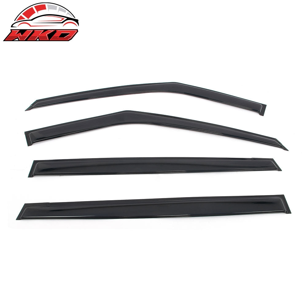 Fits 22-26 Kia Carnival Window Visors Vent Rain Sun Guards Deflectors Tape-On
