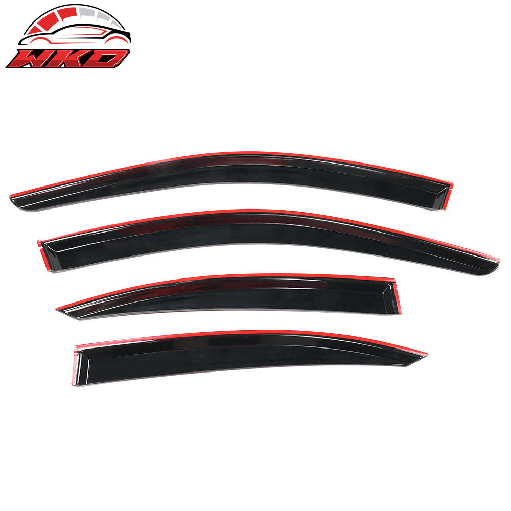 Fits 06-13 Lexus IS250 IS350 08-14 IS F Window Visors Acrylic Sun Rain Guard 4PC