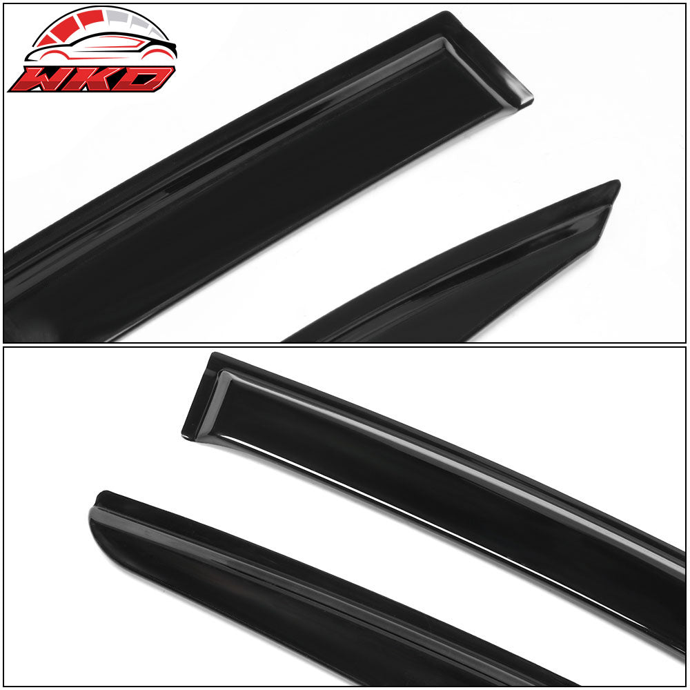 Fits 06-13 Lexus IS250 IS350 08-14 IS F Window Visors Acrylic Sun Rain Guard 4PC