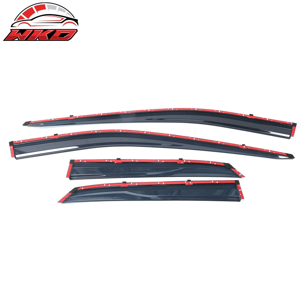 Fits 16-22 Lexus RX350 RX450H AL20 Polycarbonate Window Visor Chrome Trim