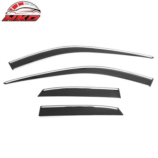 Wholesale 23-25 Lexus RX350 RX450h Window Visors Acrylic Rain Guards Vent Chrome Trim