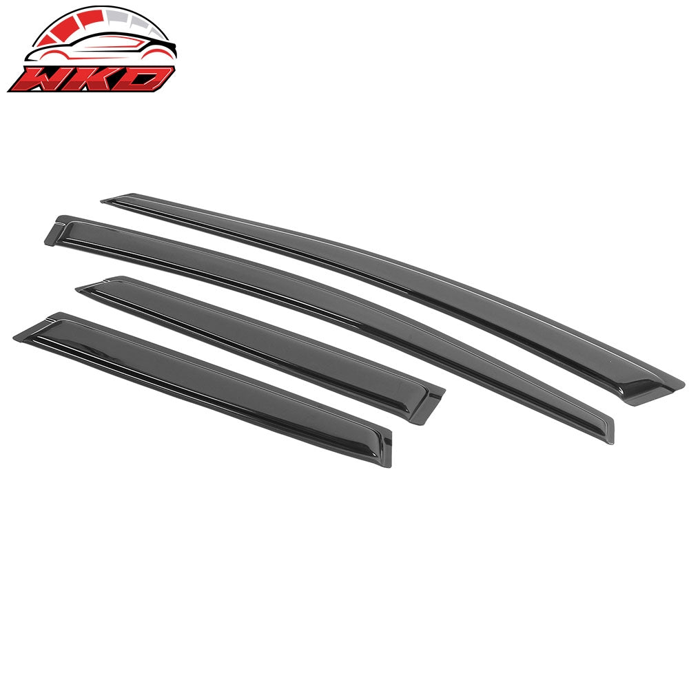 Fits 08-12 Mazda CX-7 CX7 Tape-On Window Visors Sun Rain Guards Deflectors 4PCS