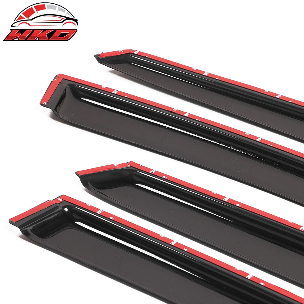 Fits 08-12 Mazda CX-7 CX7 Tape-On Window Visors Sun Rain Guards Deflectors 4PCS