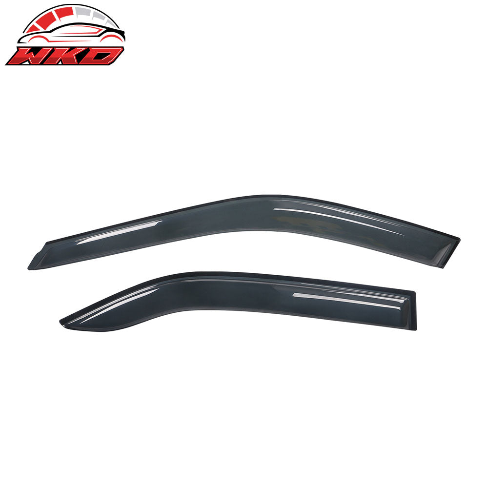 Fits 97-01 Mitsubishi Mirage Sedan Tape-On Window Visors Sun Rain Deflectors 4PC