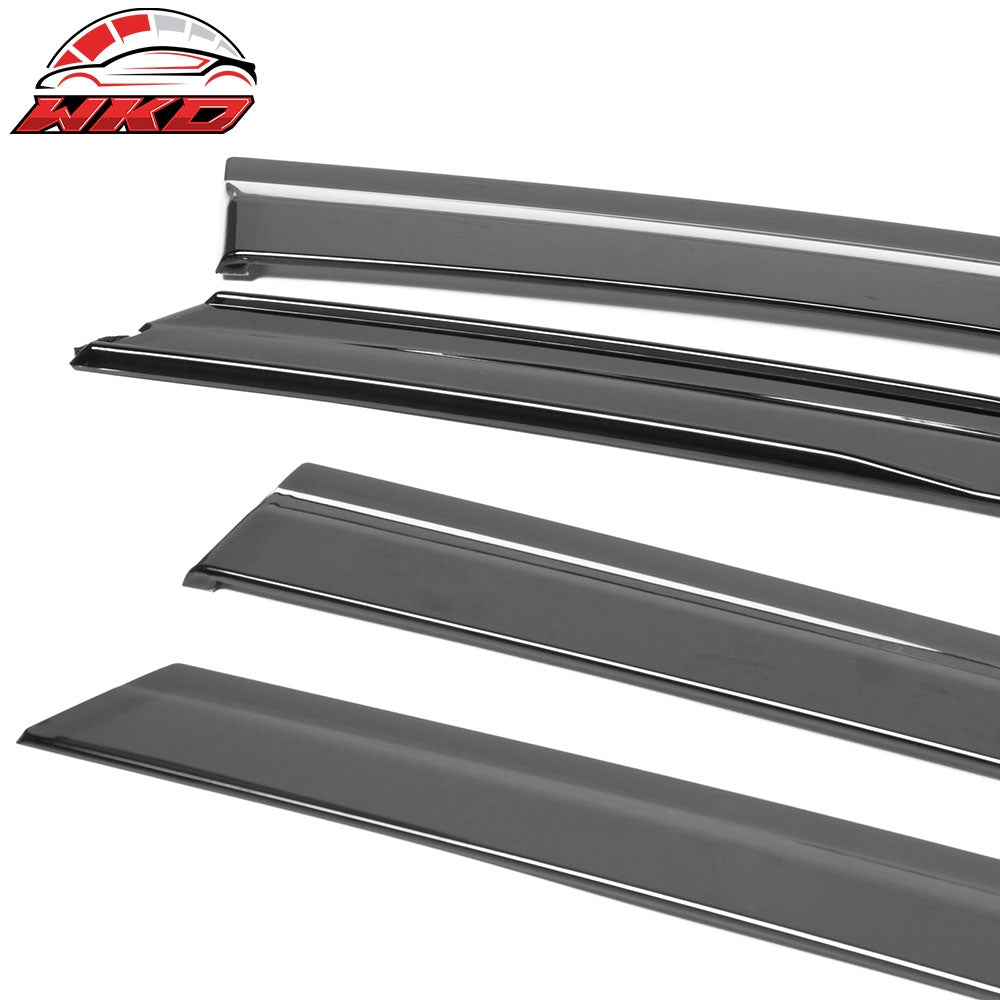 Fits 17-25 Mazda CX-5 KE Tape-On Window Visors Vent Rain Wind Guards Deflectors