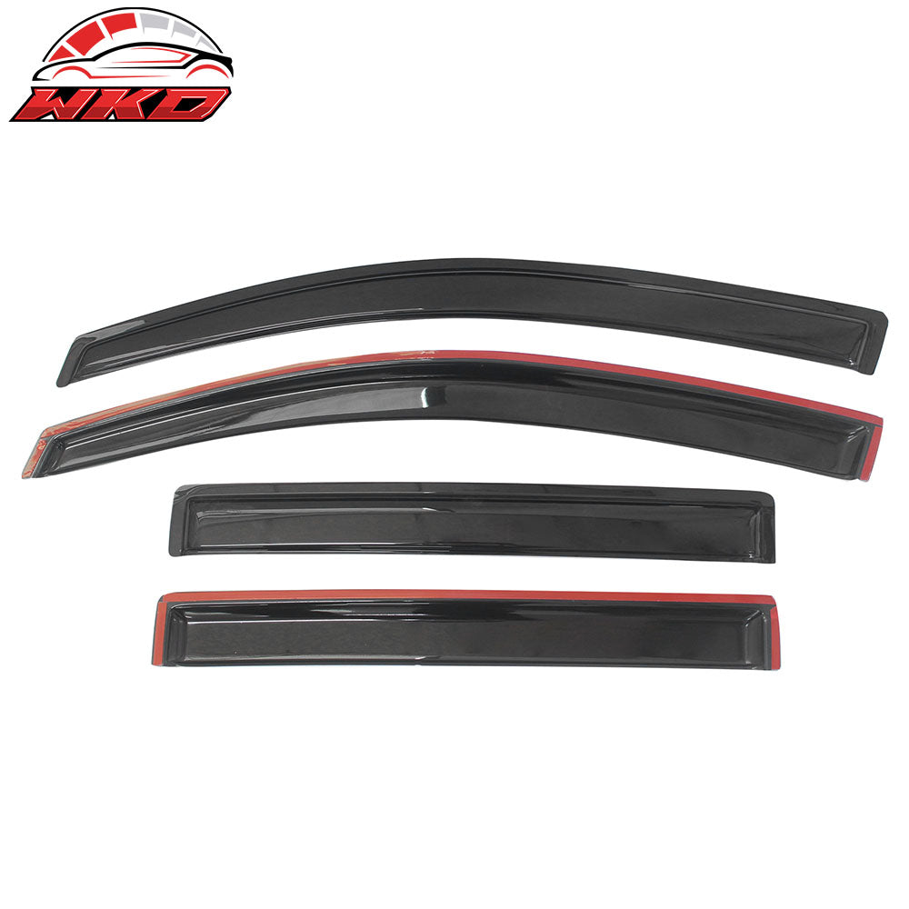 Fits 04-16 Nissan Armada 04-10 Infiniti QX56 Window Visors Acrylic 4Pc Set
