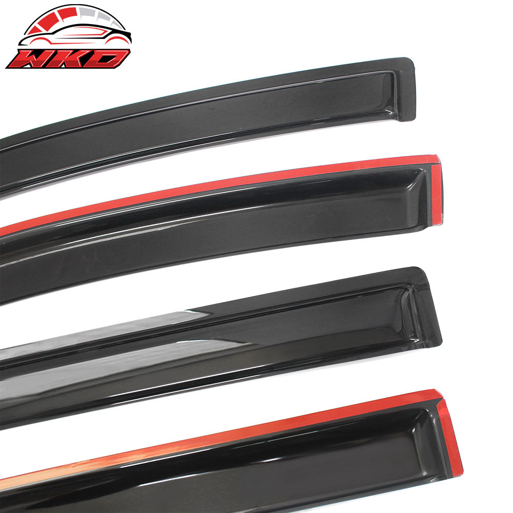 Fits 04-16 Nissan Armada 04-10 Infiniti QX56 Window Visors Acrylic 4Pc Set