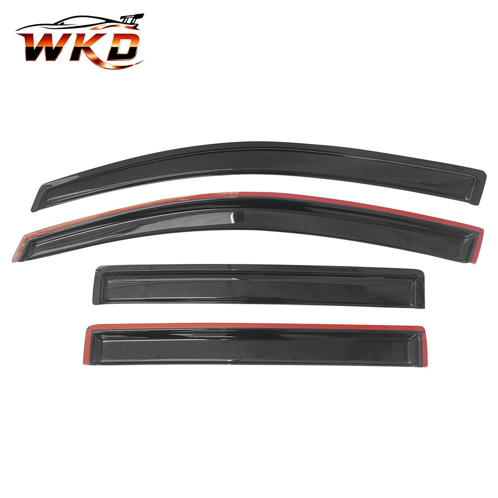 Fits 04-16 Nissan Armada 04-10 Infiniti QX56 Window Visors Acrylic 4Pc Set