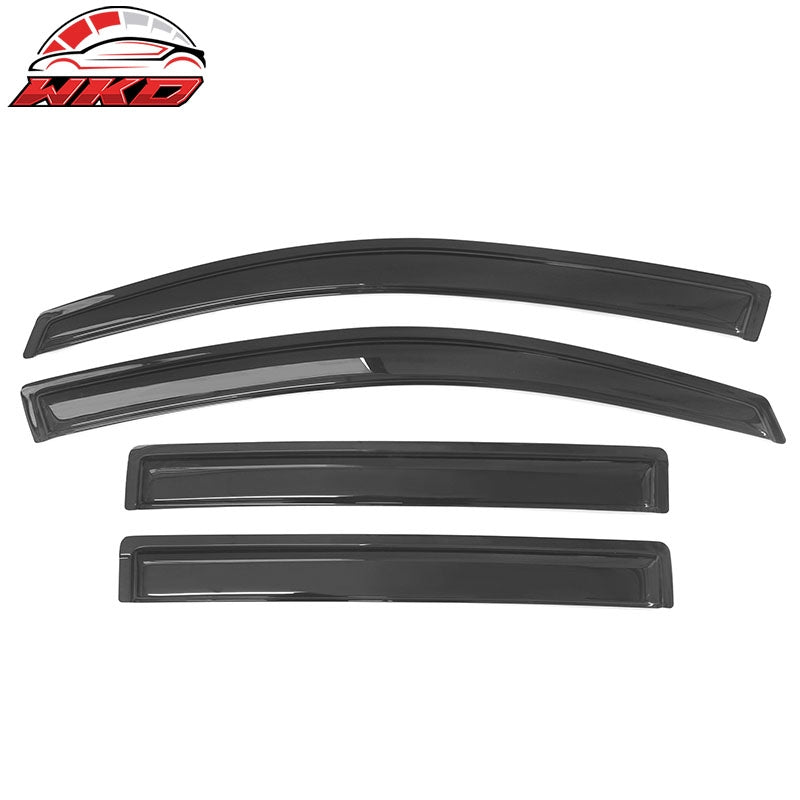 Fits 04-16 Nissan Armada 04-10 Infiniti QX56 Window Visors Acrylic 4Pc Set