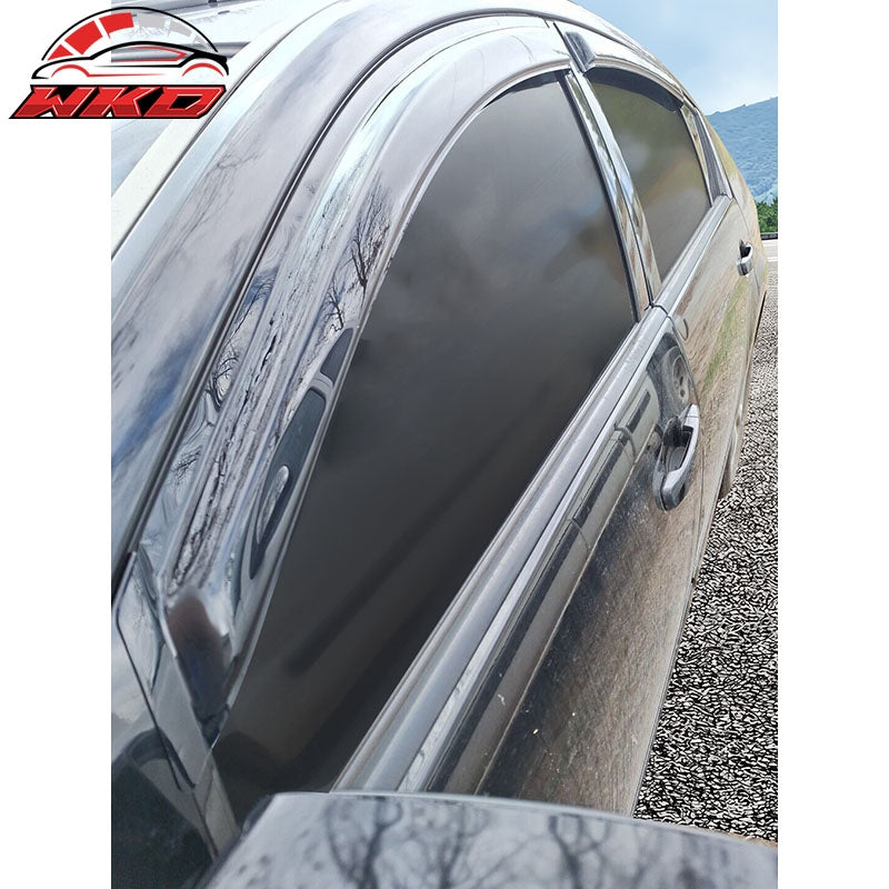 Fits 04-08 Nissan Maxima Window Visors Vent Rain Windshield Guard Acrylic 4PCS