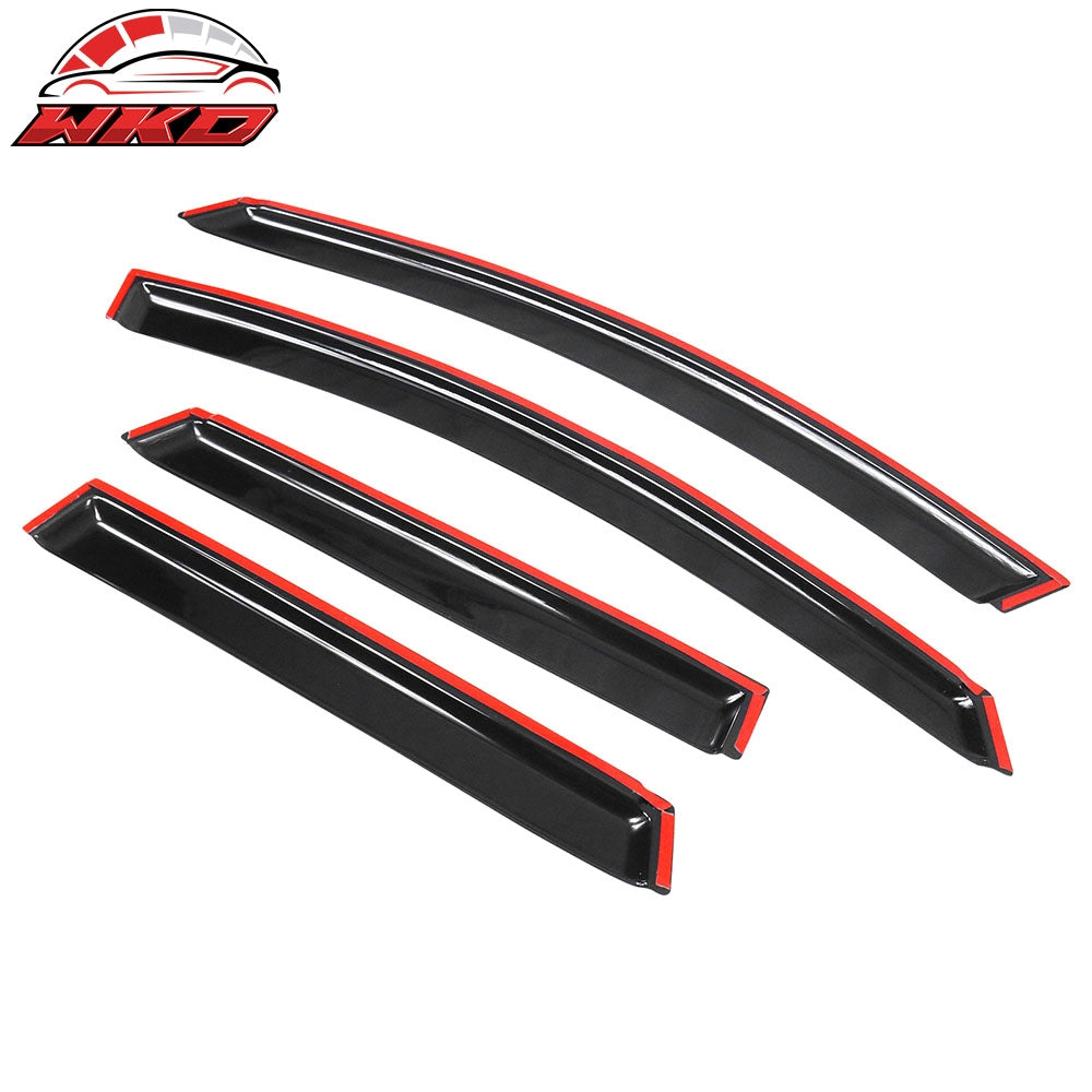 Fits 09-14 Nissan Murano Z51 Acrylic Window Visors Sun Guard Rain Deflector 4Pc
