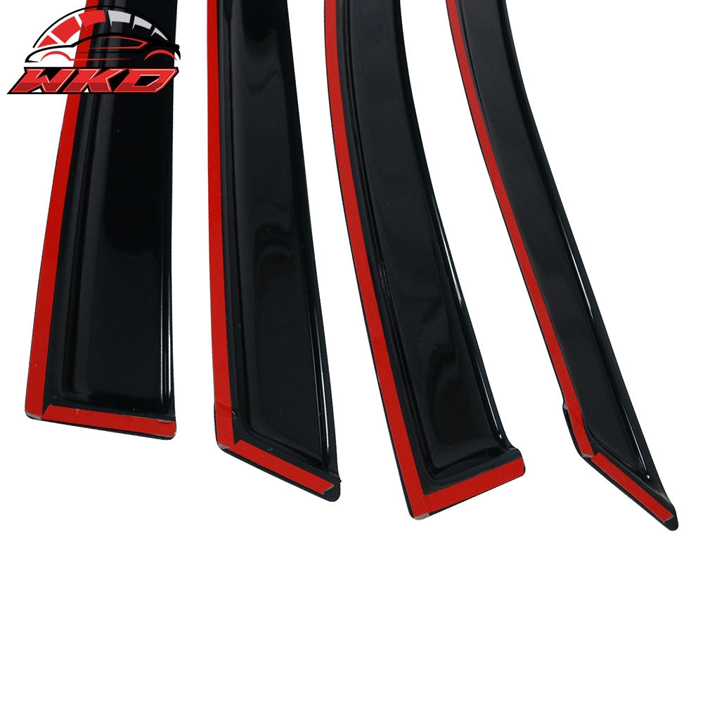 Fits 09-14 Nissan Murano Z51 Acrylic Window Visors Sun Guard Rain Deflector 4Pc