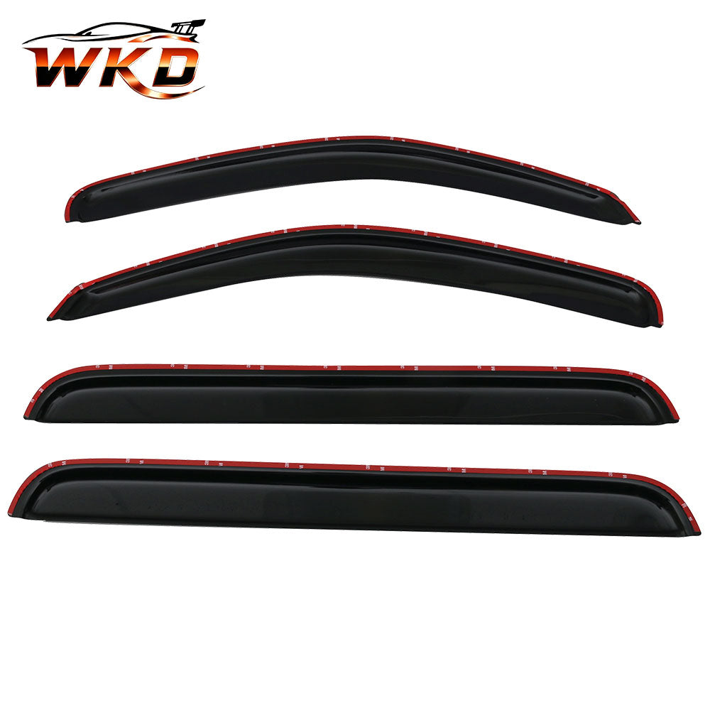 Fits 05-12 Nissan Pathfinder Acrylic Window Visors Vent Rain Guard 4PCS Set