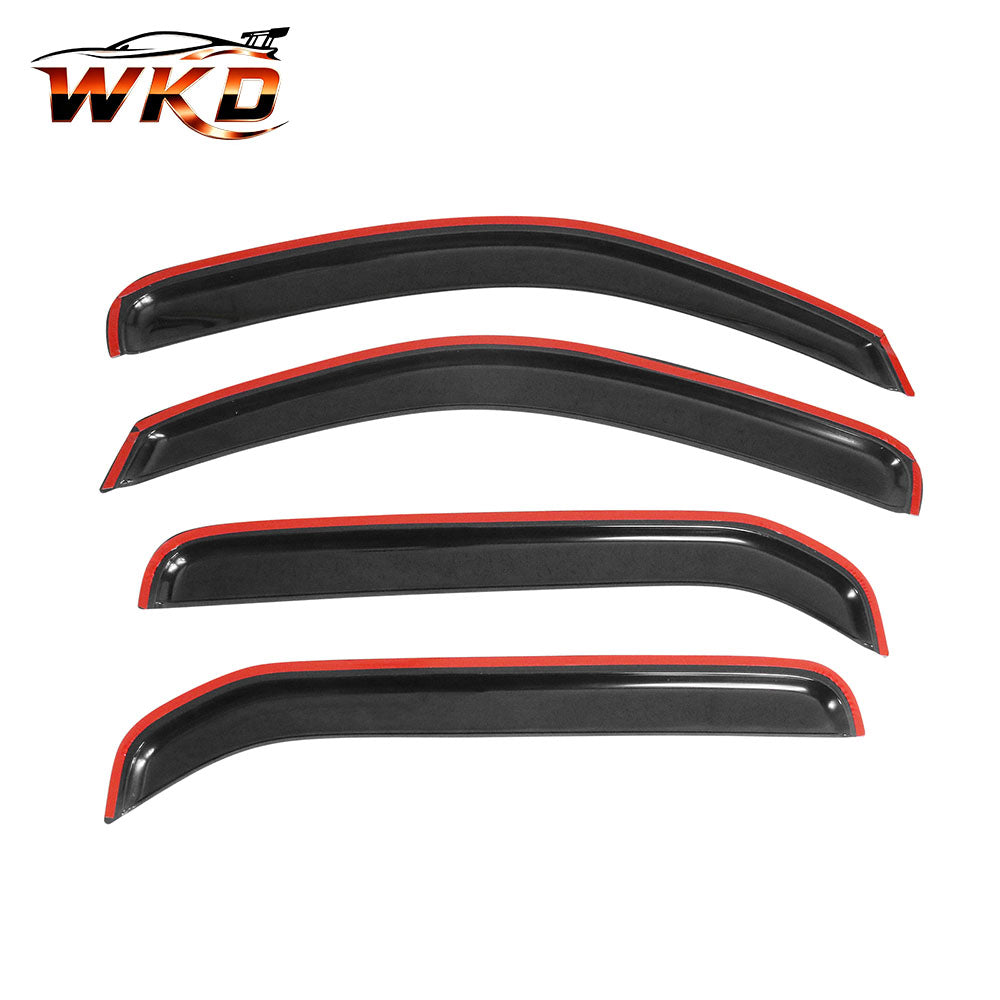 Fits 05-16 Nissan Xterra N50 Acrylic Window Visors Rain Deflector Guard 4Pc Set