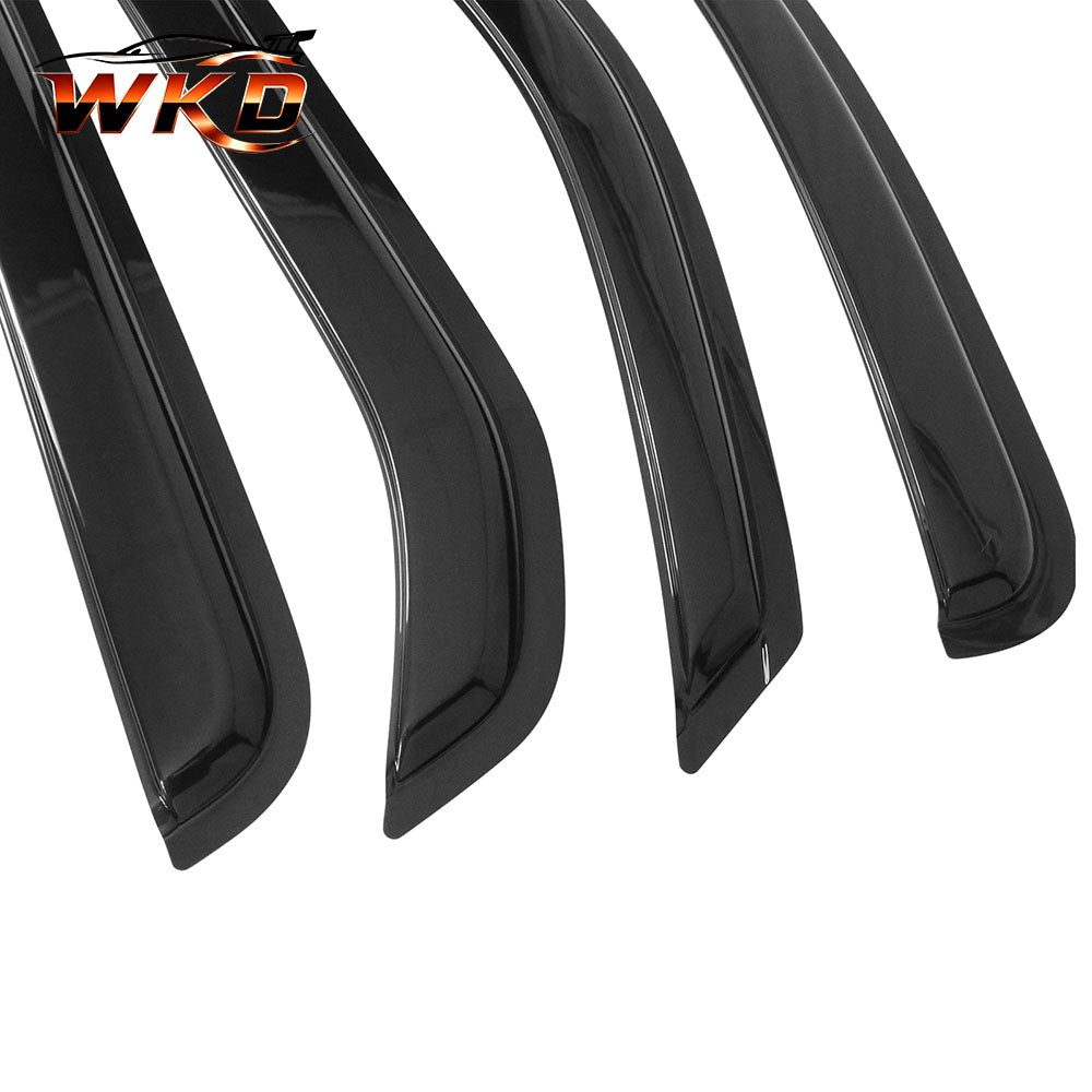 Fits 05-16 Nissan Xterra N50 Acrylic Window Visors Rain Deflector Guard 4Pc Set