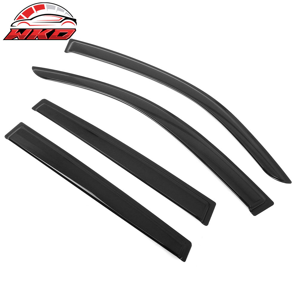 Fits 19-24 Subaru Forester Tape on Window Visors Vent Rain Sun Guards Deflectors