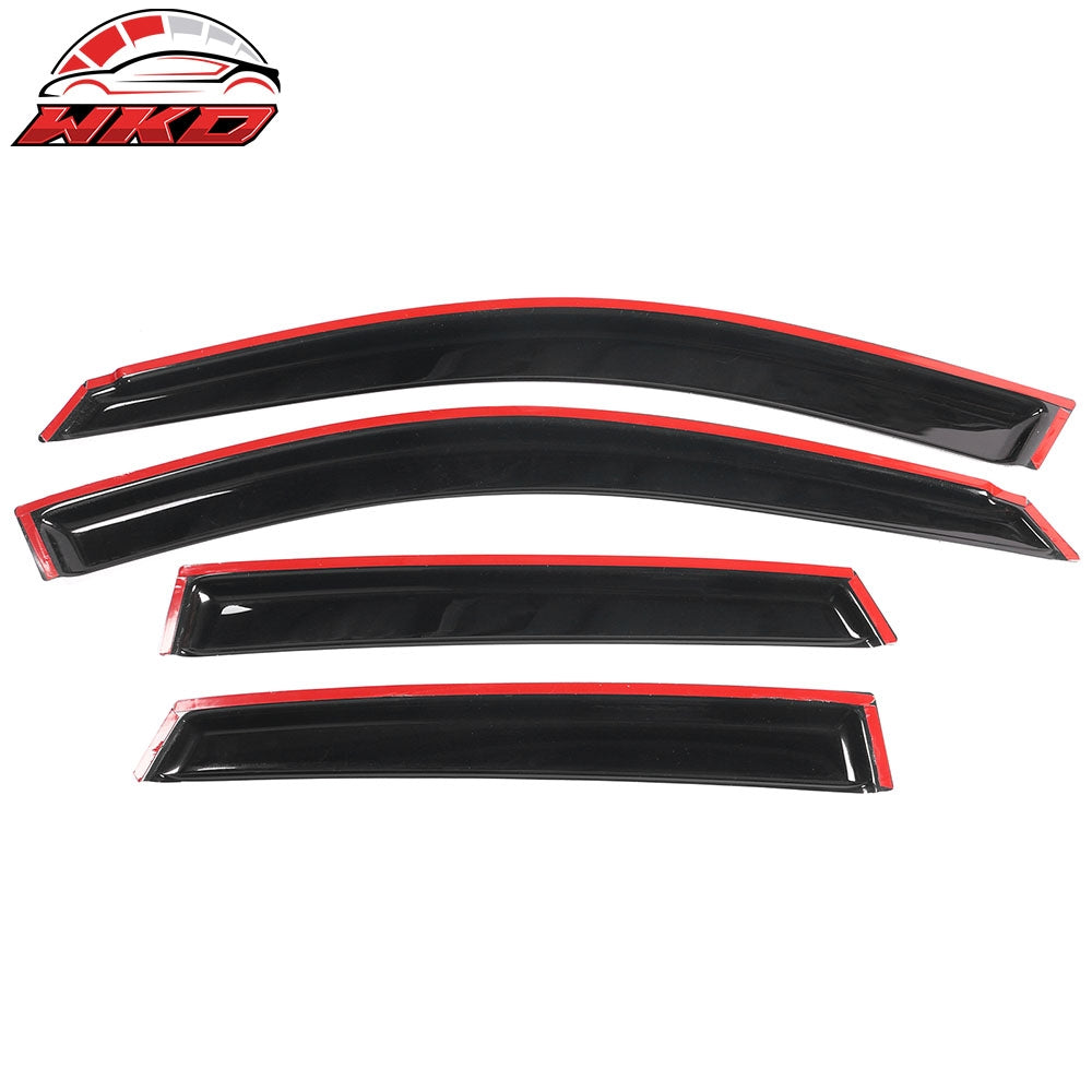 Fits 08-11 Subaru Impreza 08-14 WRX STI Window Visor Acrylic Sun Rain Deflector