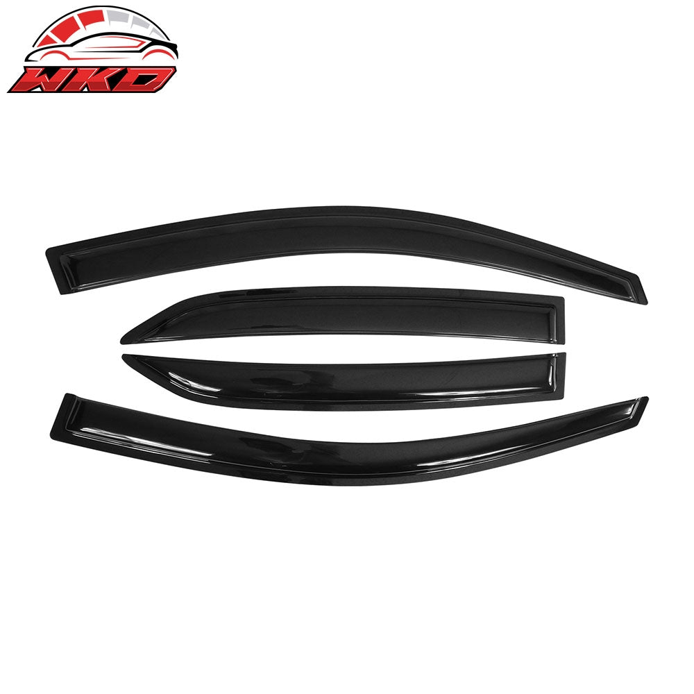 Fits 09-13 Toyota Corolla Acrylic Window Visor Vent Shade Sun Rain Guard 4PC Set