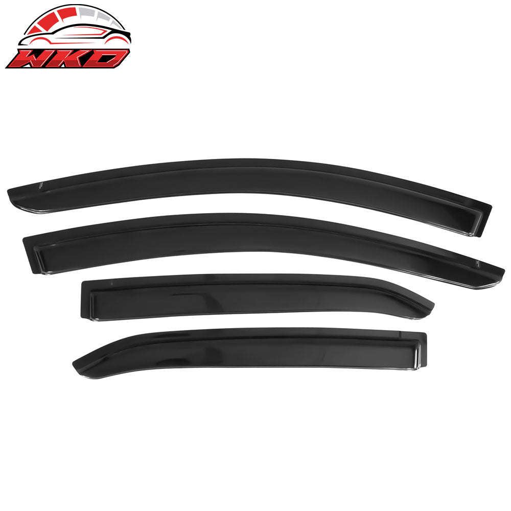 Fits 14-19 Toyota Corolla Sedan Acrylic Window Visors Wind Deflector 4Pc Set
