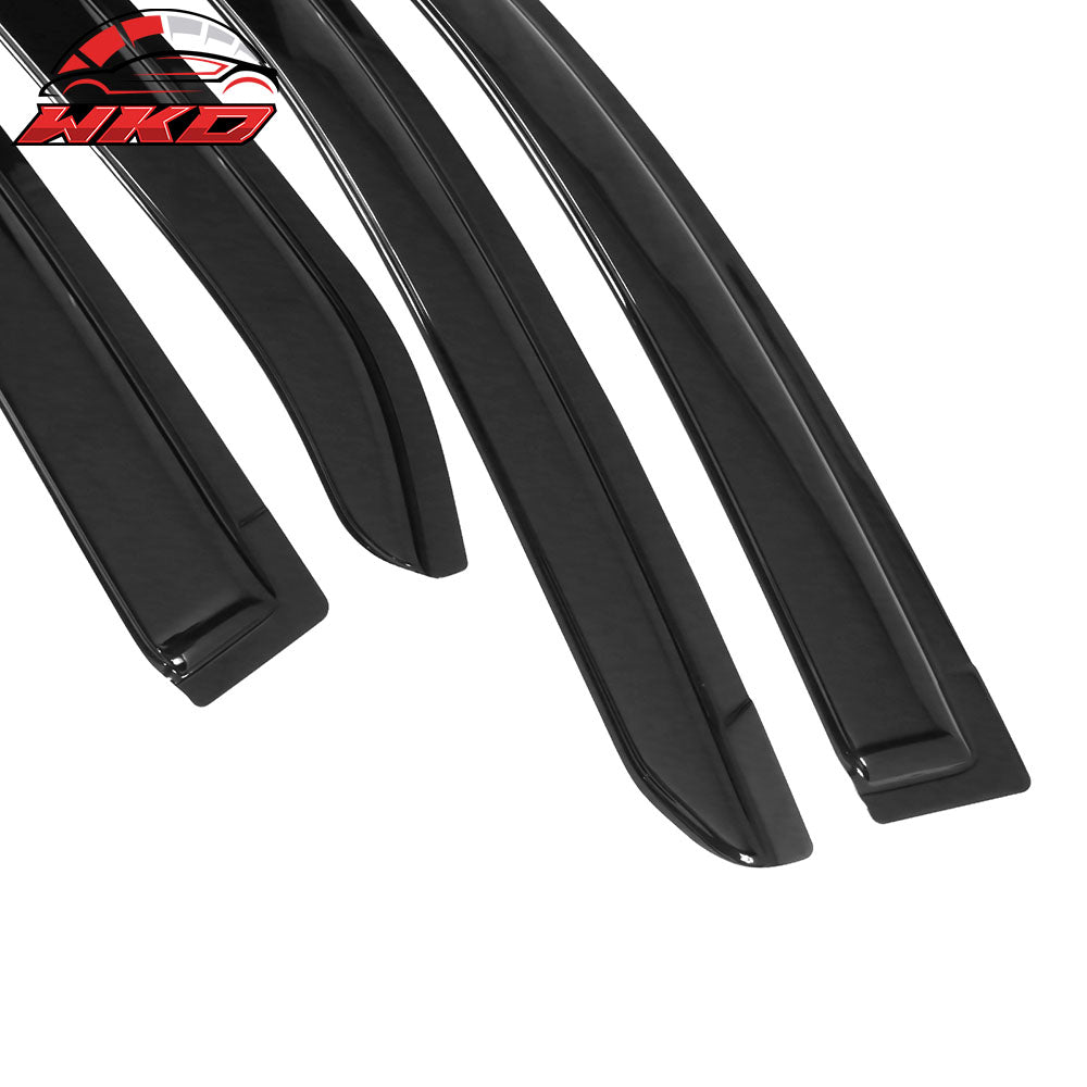 Fits 14-19 Toyota Corolla Sedan Acrylic Window Visors Wind Deflector 4Pc Set