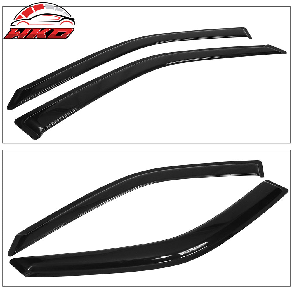 Fits 98-02 Toyota Corolla Window Visors Acrylic Sun Rain Deflector Guard 4Pc Set
