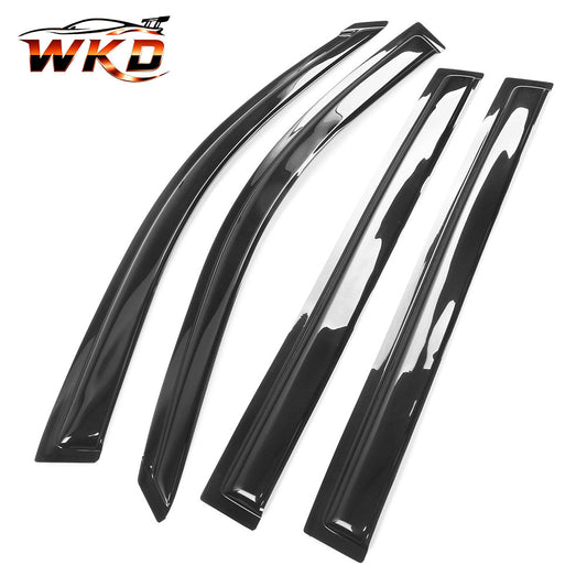 Wholesale 2001-2007 Toyota Highlander Slim Style Smoke Visor Window Vent Acrylic - Bulk Orders & Dealer Pricing Available