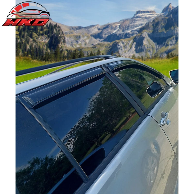 Fits 01-07 Toyota Highlander Window Visors Acrylic Sun Rain Guard Deflector 4PCS