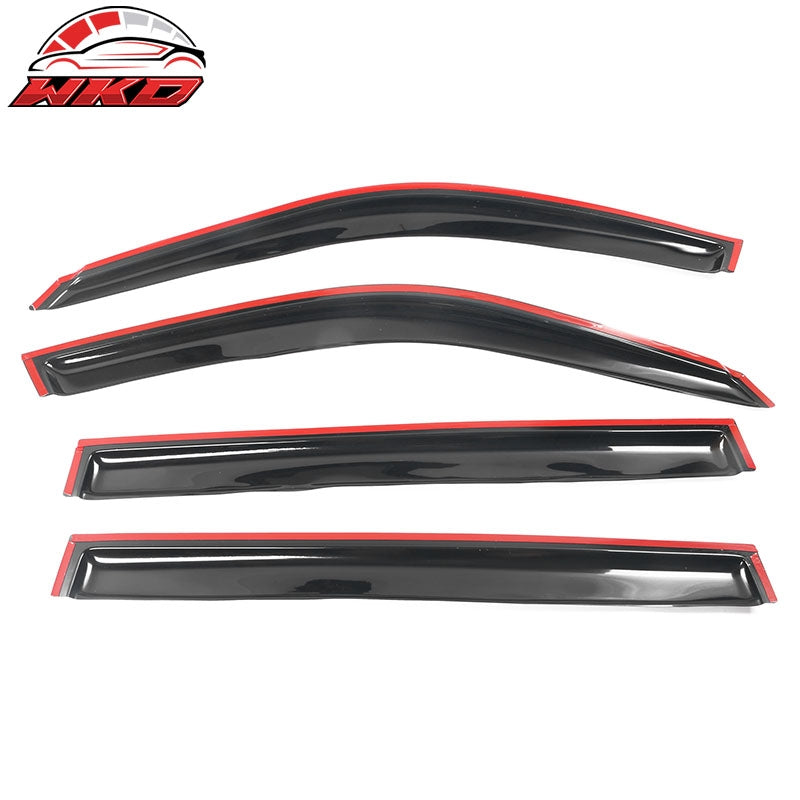 Fits 01-07 Toyota Highlander Window Visors Acrylic Sun Rain Guard Deflector 4PCS