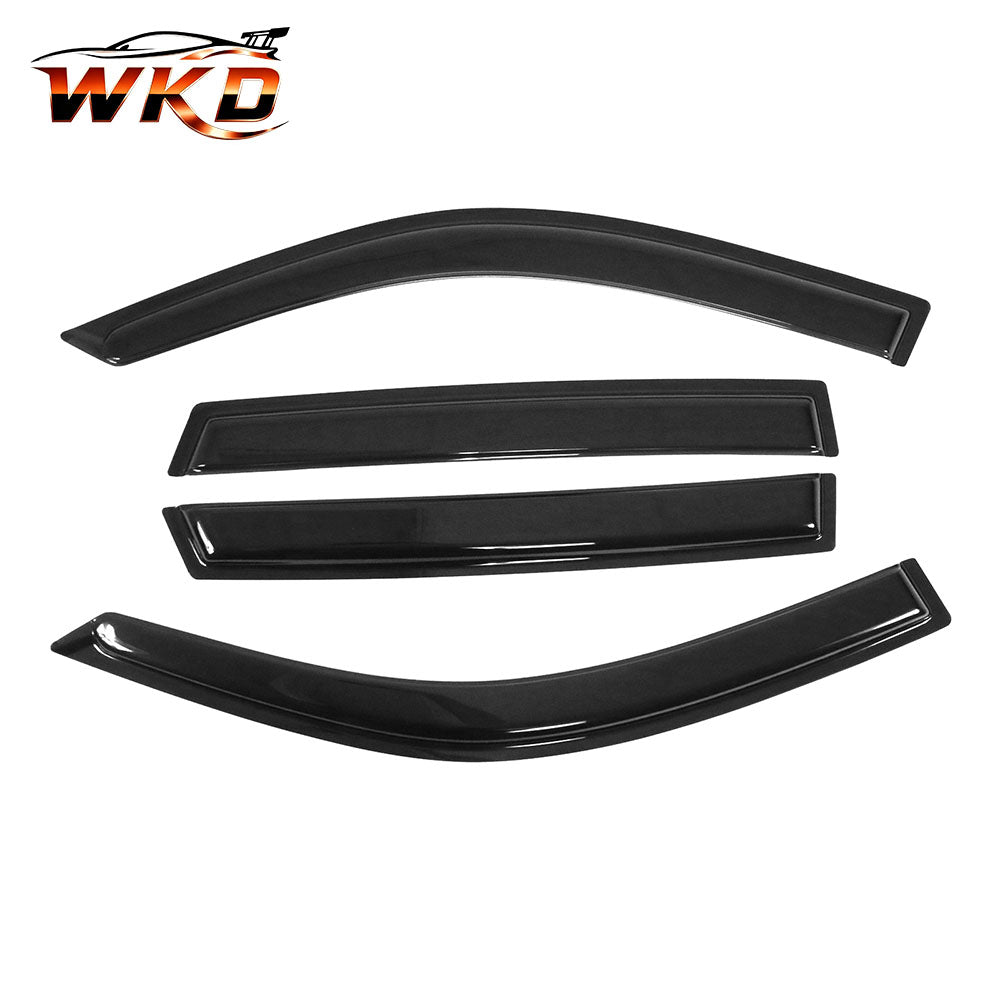Fits 01-05 Toyota RAV4 Window Visors Acrylic Sun Guard Rain Deflector 4Pc Set