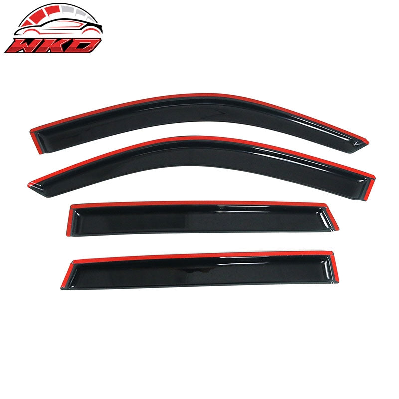 Fits 01-05 Toyota RAV4 Window Visors Acrylic Sun Guard Rain Deflector 4Pc Set